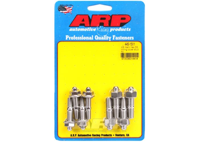 445-1511 KB Hemi SS hex timing cover stud kit