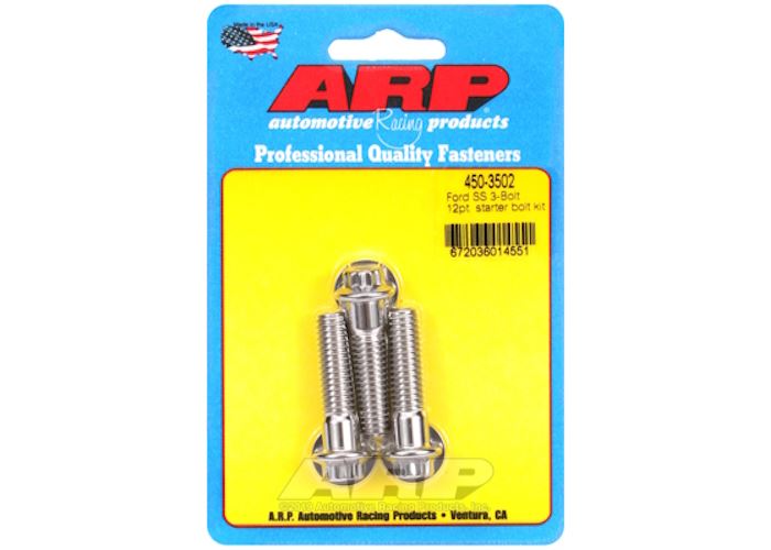450-3502 Ford SS 3-bolt 12pt starter bolt kit