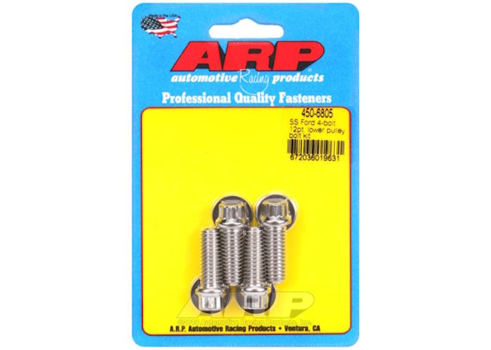 450-6805 Ford SS 4-bolt 12pt lower pulley bolt kit