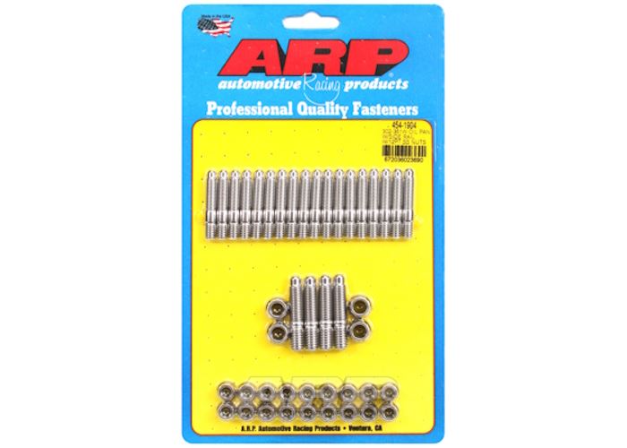 454-1904 Ford 302/351W oil pan stud kit, w/side rail