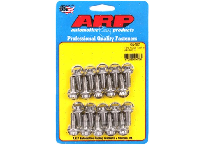 455-1801 Ford FE SS 12pt oil pan bolt kit