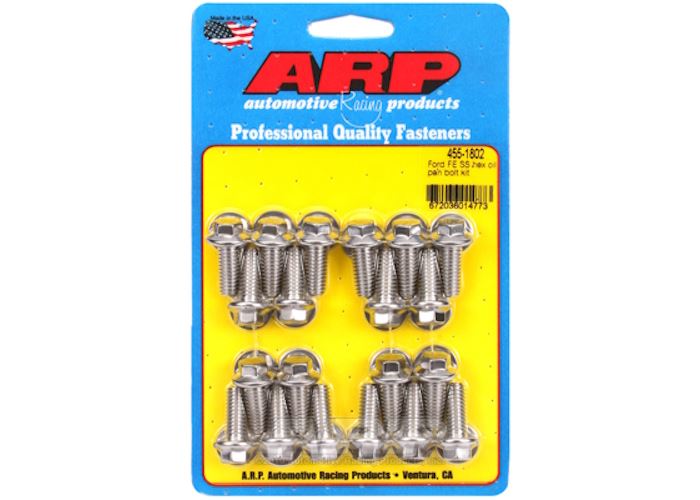 455-1802 Ford FE SS hex oil pan bolt kit