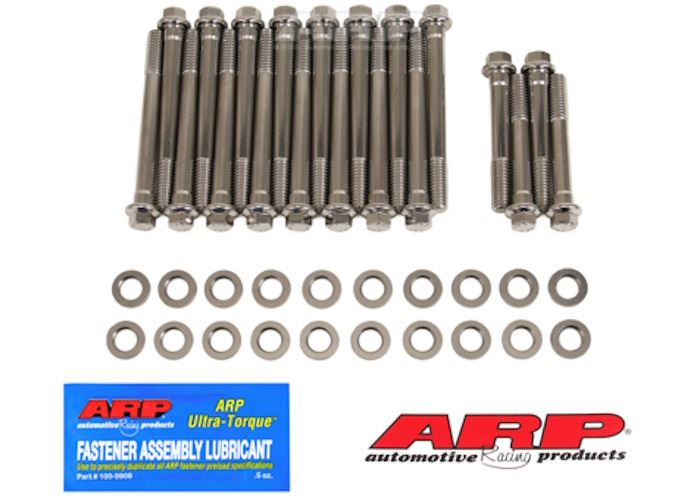 480-3600 Oldsmobile 350-455 7/16" SS hex Zylinderkopschrauben