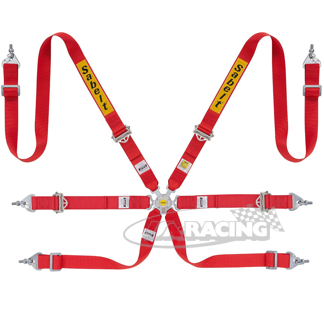Sabelt Silver Rally 2-2 Sicherheitsgurt, Aluminiumversteller