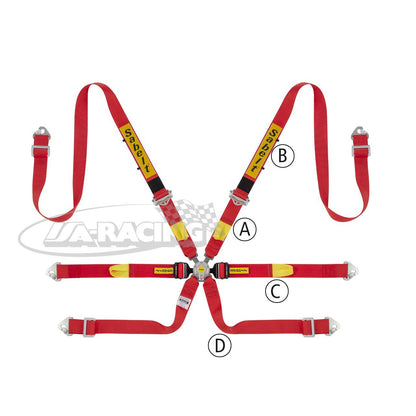 Sabelt Silver Enduro Sicherheitsgurt, Aluminiumversteller