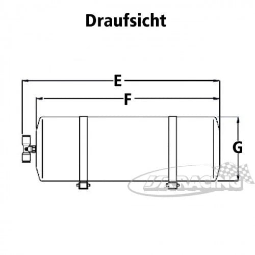 Feuerlöschsystem Zero 360, FIA-homol. Aluminium Behälter mit separater Druckkartusche, 3kg Novec, eletrische Betätigung