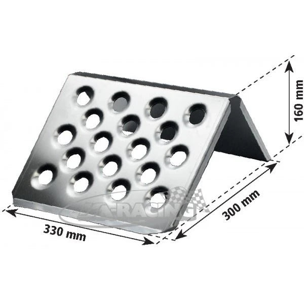 Aluminium Fussstütze für Beifahrer