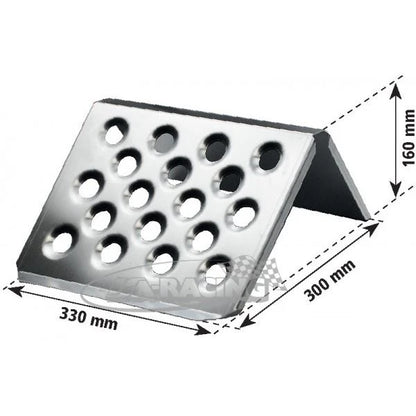 Aluminium Fussstütze für Beifahrer