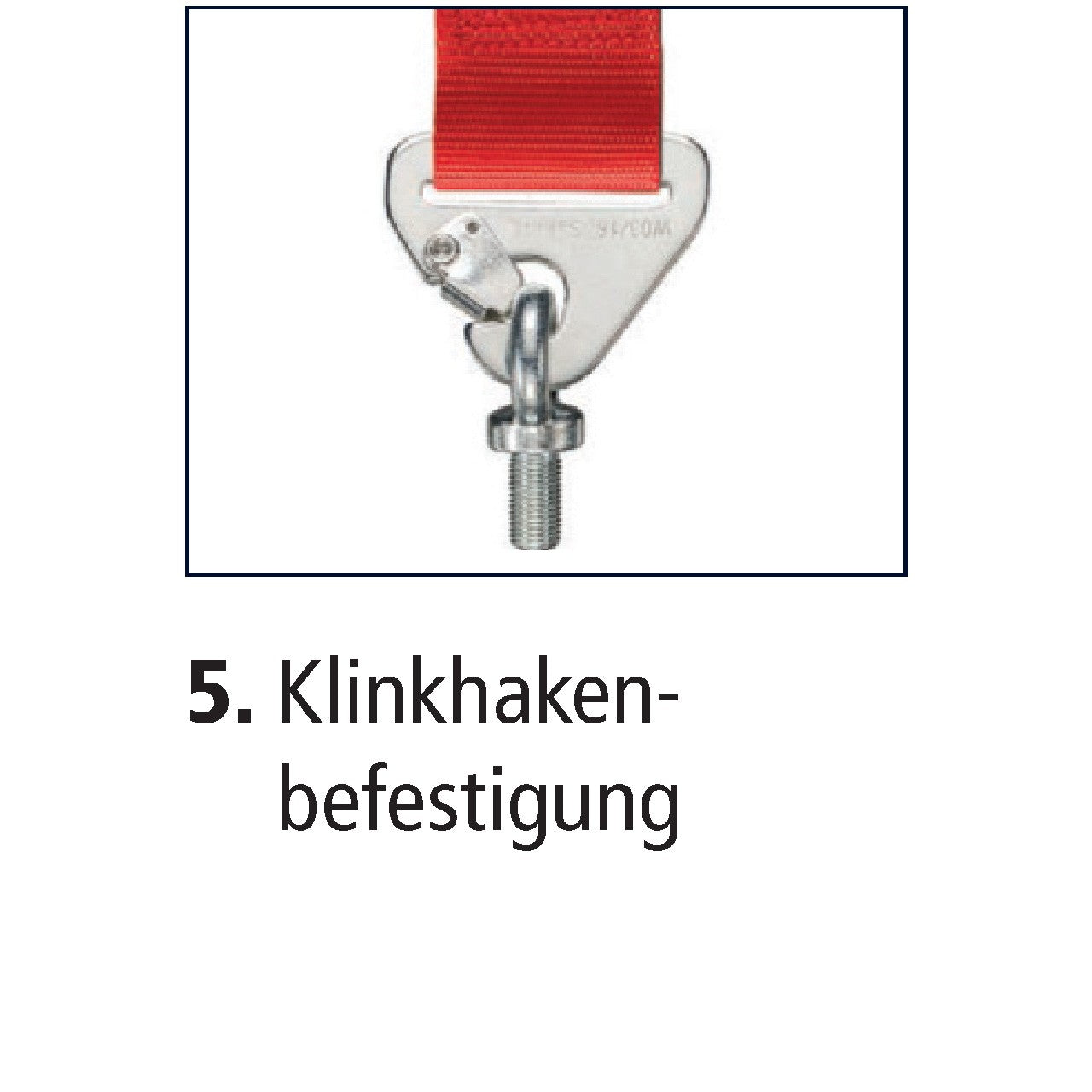 Sabelt Clubman Sicherheitsgurt mit Klinkhakenfestigung