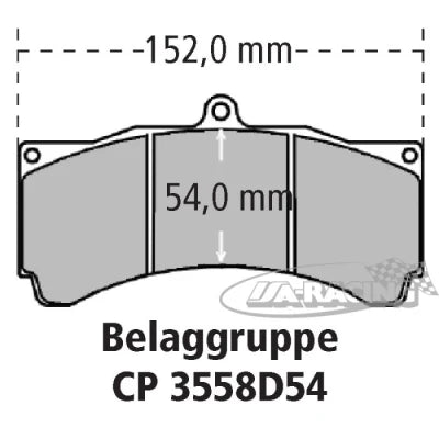 6-Kolben Radi-CAL™ Bremssattel CP5095 für Scheibenstärke 36,00mm