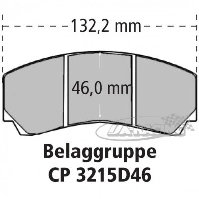4-Kolben Radi-CAL™ Bremssattel CP9448 für Scheibenstärke 28,00 - 32,00mm, Kolbendurchmesser 2x38,10mm und 2x41,30mm