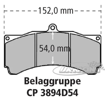 6-Kolben Radi-CAL™ Bremssattel CP9660 für Scheibenstärke 32,00 - 36,00mm
