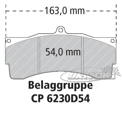 6-Kolben Radi-CAL™ Bremssattel CP9665 für Scheibenstärke 32,00 - 36,00mm