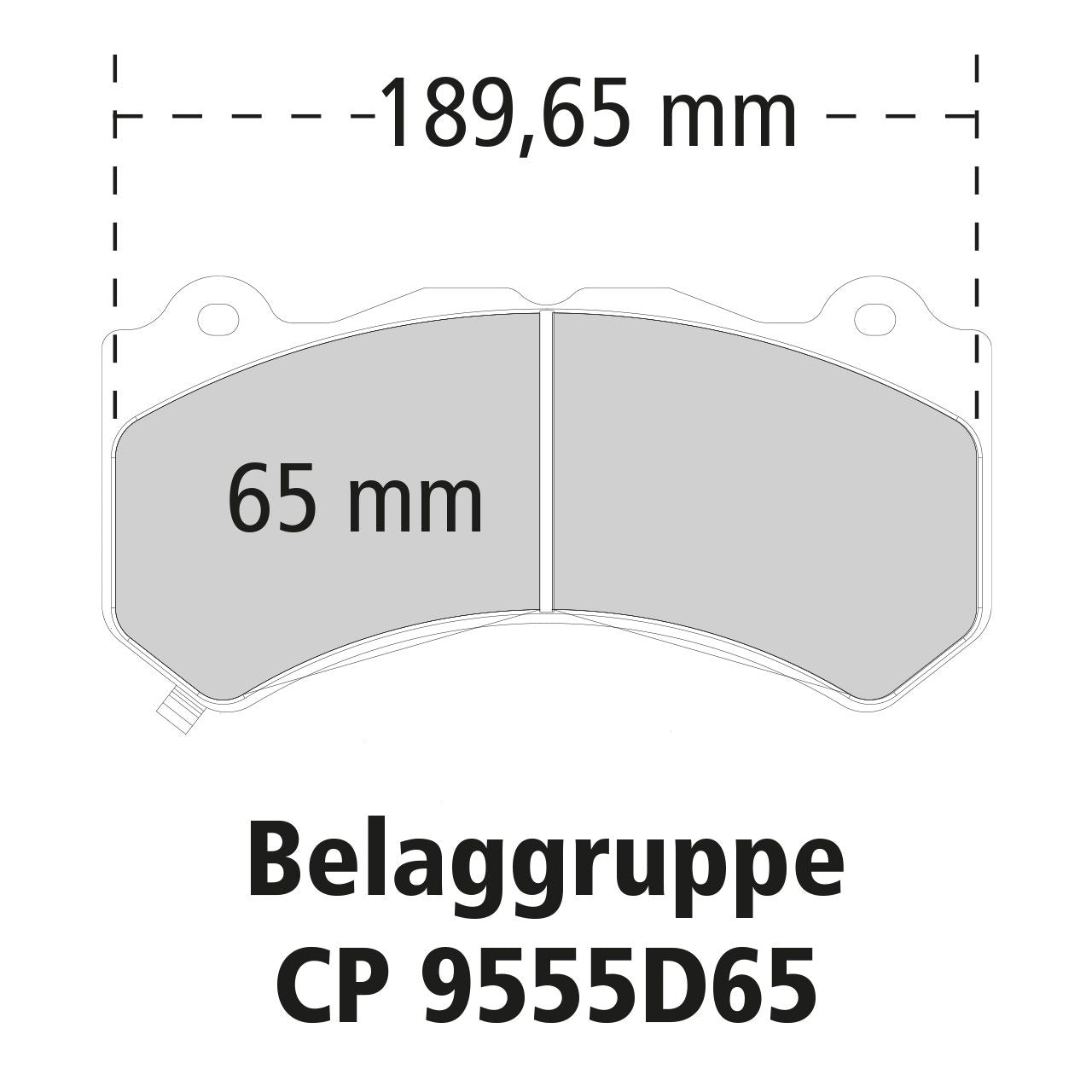 6-Kolben Mono e Bremssattel CP9371 für Scheiben-Ø 370-410mm Stärke 36,00mm, Hinterachse