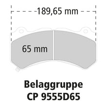 6-Kolben Mono e Bremssattel CP9371 für Scheiben-Ø 370-410mm Stärke 36,00mm, Hinterachse