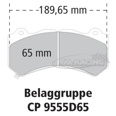 6-Kolben World Radi-CAL™ Bremssattel CP9570 für Scheiben-Ø370-410mm Stärke 36,0mm Kolbenfläche 62,5cm²