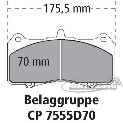 6-Kolben World Radi-CAL II­™ Bremssattel CP8521 für Scheiben-Ø 380-410mm Stärke 36,00mm Kolbenfläche 58,6cm²