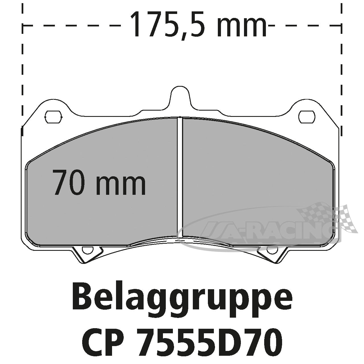 6-Kolben World Radi-CAL­™ II e Bremssattel CP9362 für Scheiben-Ø 390mm Stärke 36,00mm, Hinterachse