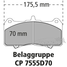 6-Kolben World Radi-CAL­™ II e Bremssattel CP9362 für Scheiben-Ø 390mm Stärke 36,00mm, Hinterachse