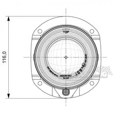 LED Fernscheinwerfer G3 Ø 90mm NCC® Rahmenbefestigung