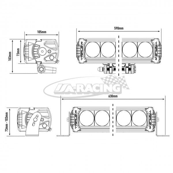 LAZER Triple-R 1250 Elite Gen2 Low Beam Assist mit 36 LED