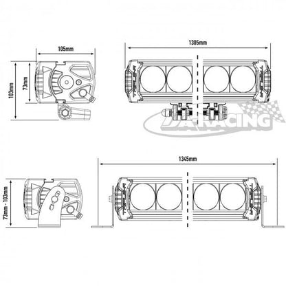 LAZER Triple-R 28 Elite, Gen. 2 Scheinwerfermodul mit 28 LED