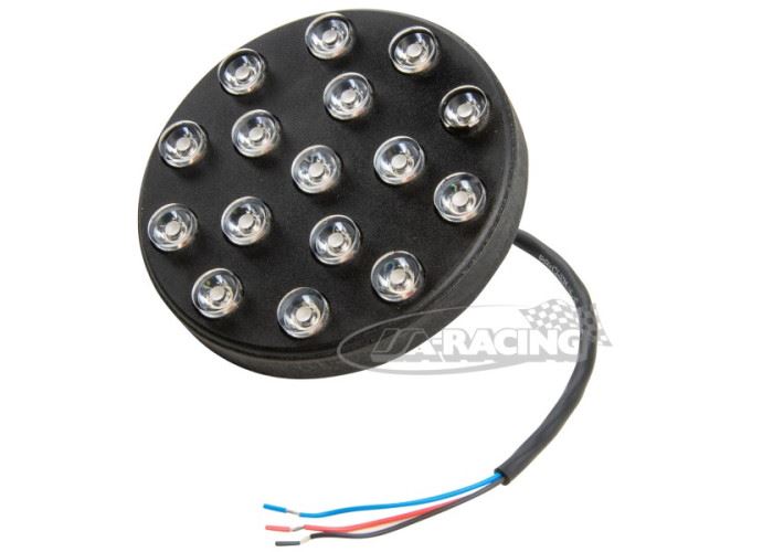 LED Regenleuchte Ø 80mm umschaltbar, FIA homologiert