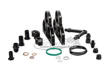 Aluminium Kombihalter Eingang D-06/ Ausgang D-08 für 2 Bosch Pumpen und 1 Bosch Filter