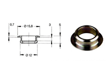 Camloc Führungsring Ø15,8mm gewölbt Serie 4002