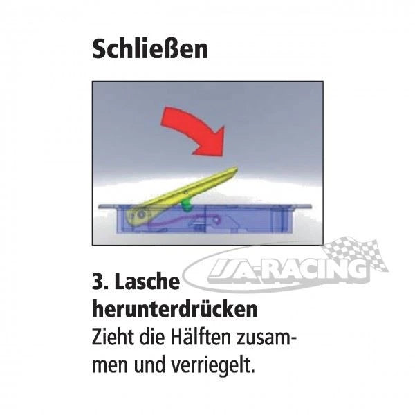 AeroCatch 3 Haubenverschluss, Unterbau