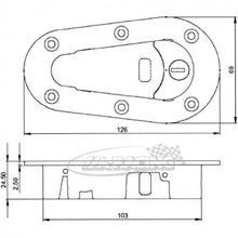 AeroCatch 1 Haubenverschluss, Unterbau, Standard