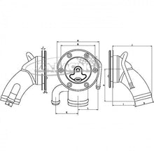 Newton Aero 300 Tankdeckel, abgewinkelter Flansch