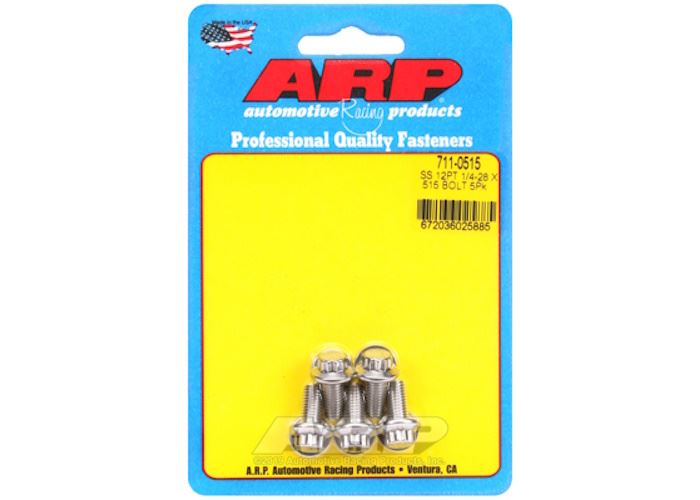 1/4-28"UNF Schrauben Edelstahl mit 12-Kant Kopf