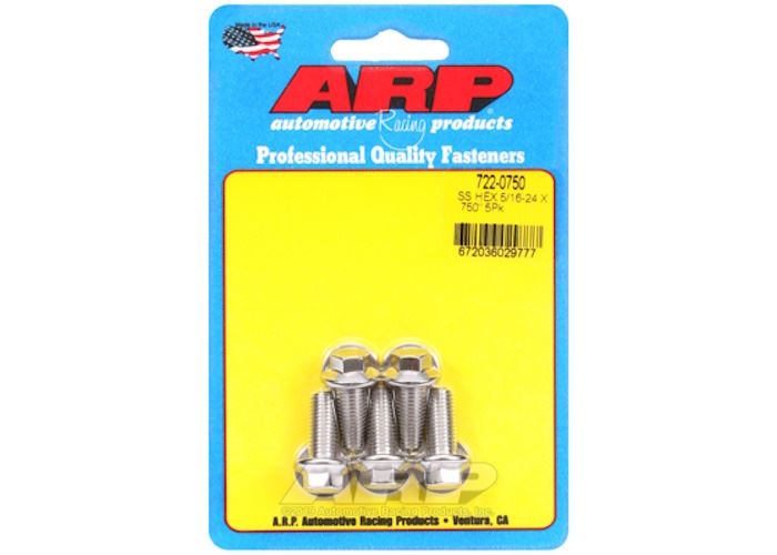 5/16-24"UNF Schrauben Edelstahl mit 6-Kant Kopf