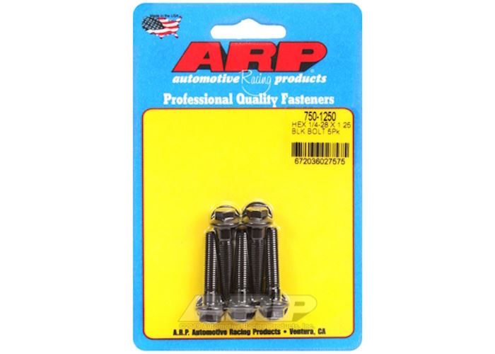 1/4-28"UNF Schrauben Stahl mit 6-Kant Kopf