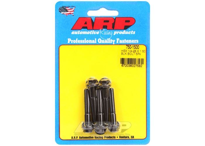 1/4-28"UNF Schrauben Stahl mit 6-Kant Kopf