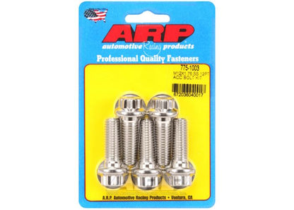 M12x1,75 Schrauben Edelstahl mit 12-Kant Kopf