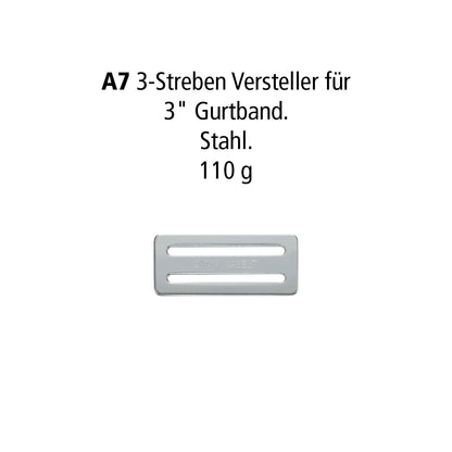 Sabelt Silver Rally 3-3 Sicherheitsgurt, Aluminiumversteller