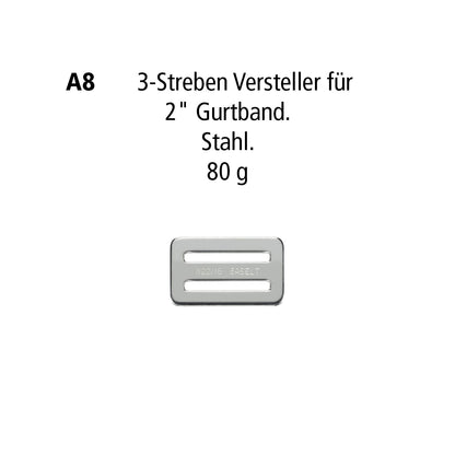 Sabelt Silver Rally 2-2 Sicherheitsgurt, Aluminiumversteller