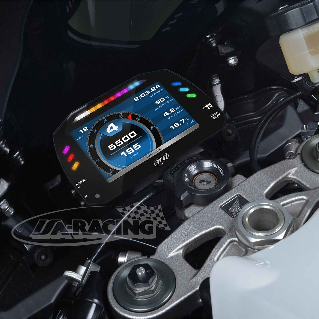 AIM MXS 1.3 TFT Dash Display Logger, 5"
