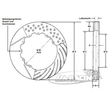 Ø 278,00mm x 18,00mm AP Bremsscheibe CP3947-102/03CG4