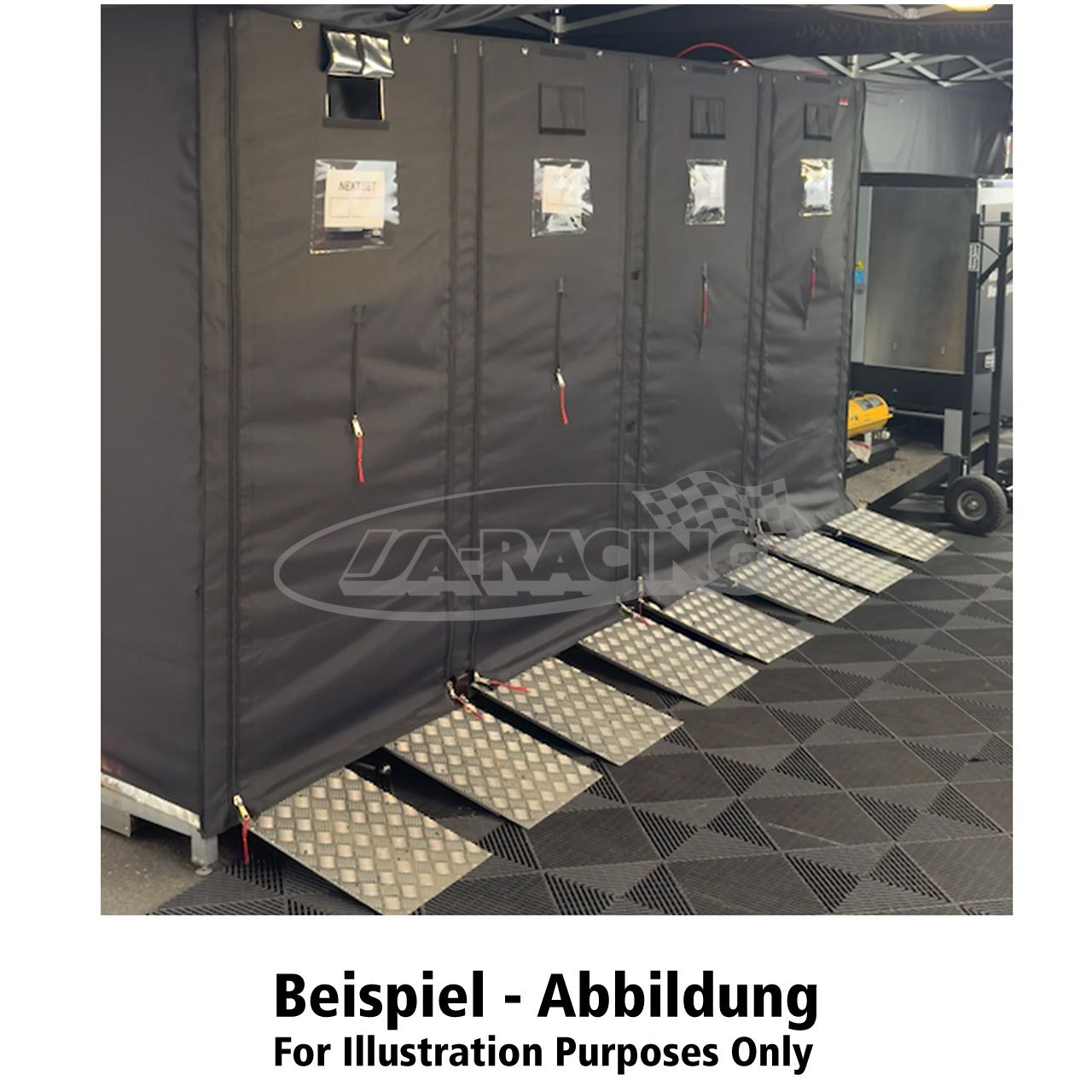 Auffahrrampe für Reifenheizzelte ENDU2 und ENDU4