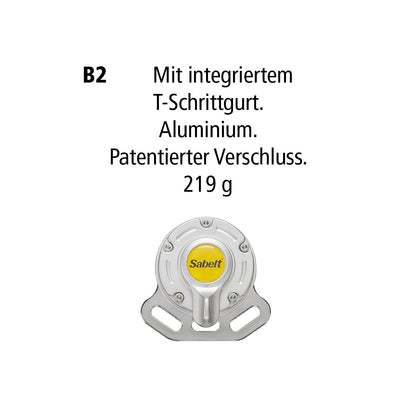 Sabelt Silver Rally 2-2 Sicherheitsgurt, Aluminiumversteller