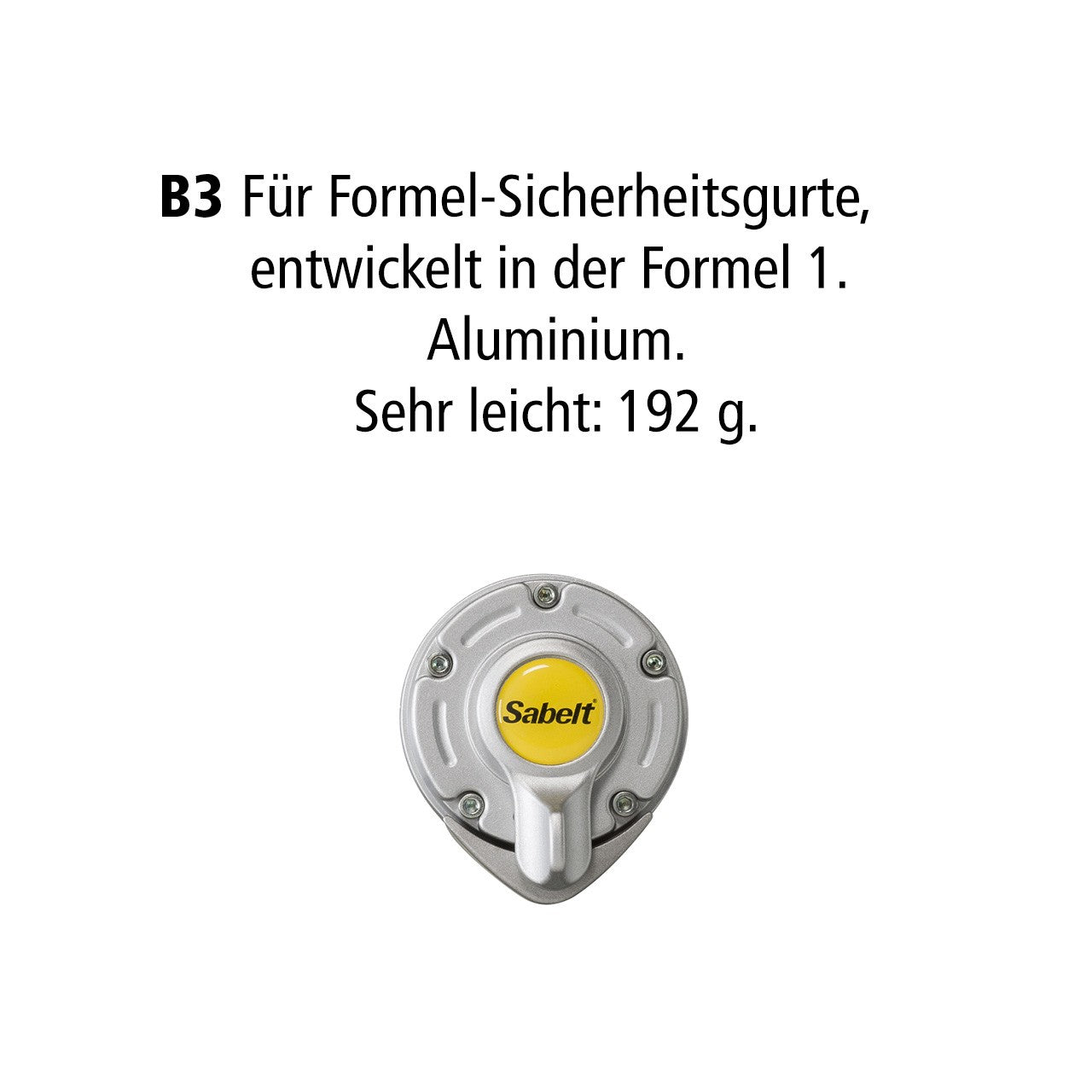 Sabelt Steel Formula Basic Sicherheitsgurt, Stahlversteller