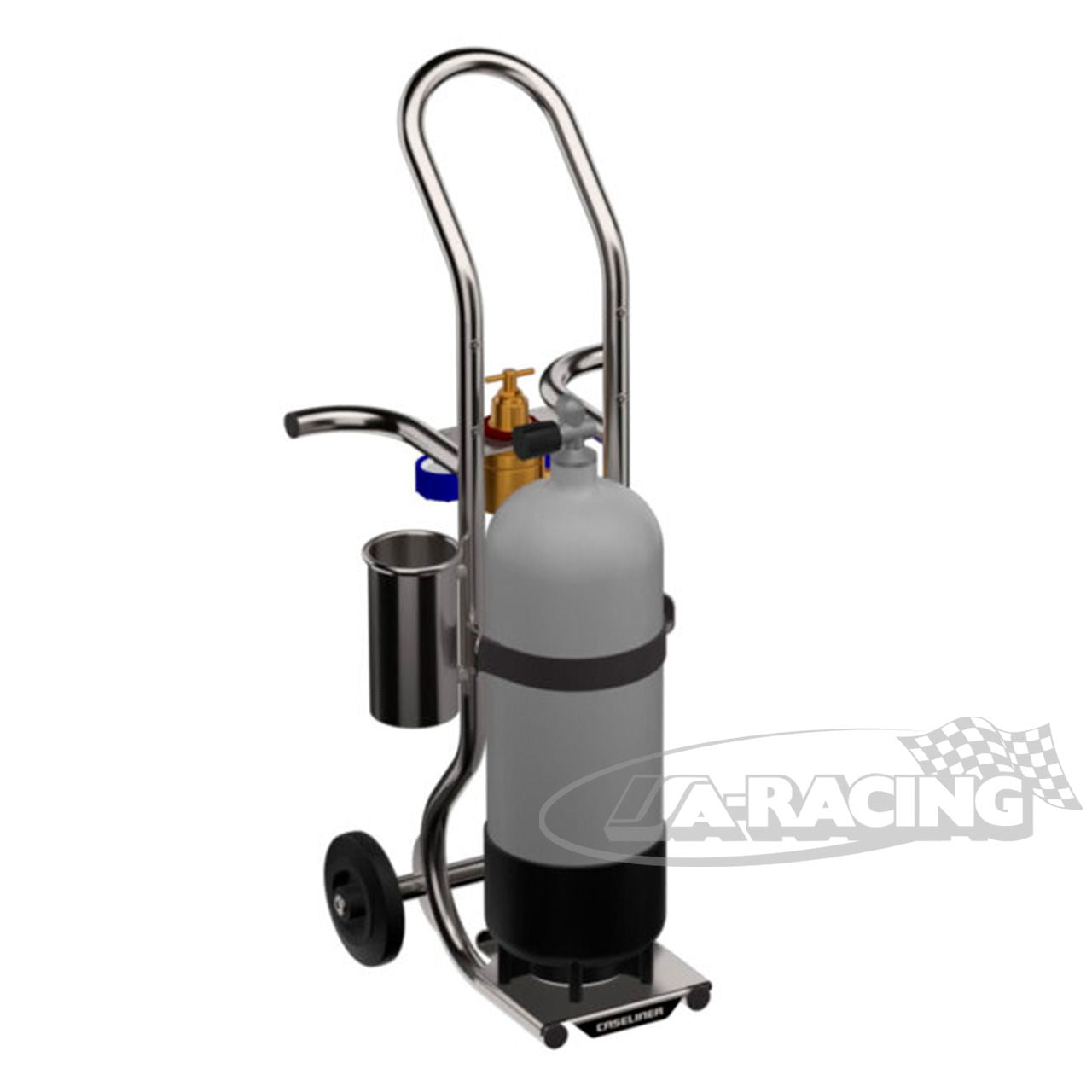 Caseliner Flaschenwagenkit PRO-1 15l Flasche und Druckregler R4