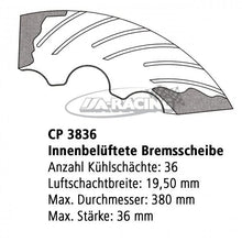 Ø 355,00mm x 32,0mm AP Bremsscheibe CP3836-2018/19G8
