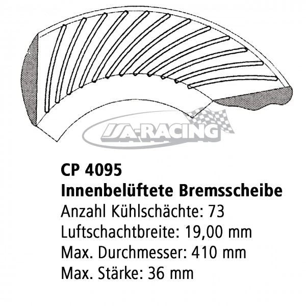 Ø 390,00mm x 36,0mm AP Bremsscheibe CP4095-100/01CG24