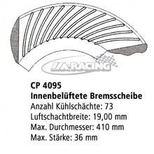 Ø 390,00mm x 36,0mm AP Bremsscheibe CP4095-100/01CG24