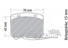 CP2399 D43 AP Racing Bremsbelag