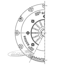 CP2817 3-Scheiben Sintermetall-Kupplung Ø184mm, Aluminium, Zahnringausführung